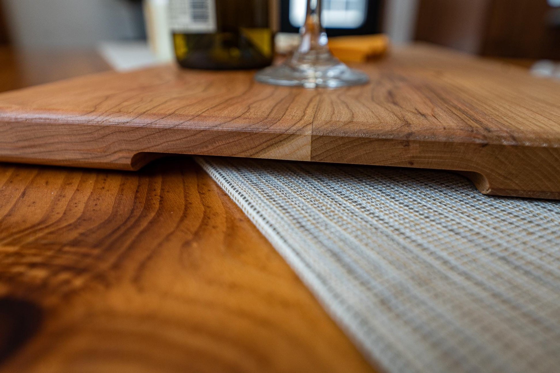 Handcrafted Cherry Wood Charcuterie Board: Solid Wood Kitchen Decor