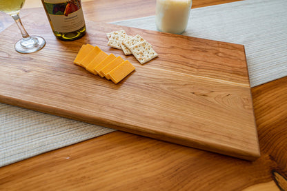 Handcrafted Cherry Wood Charcuterie Board: Solid Wood Kitchen Decor