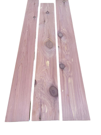 1" Aromatic Cedar Lumber - Kiln Dried, Rustic Grade, Craft DIY Lumber