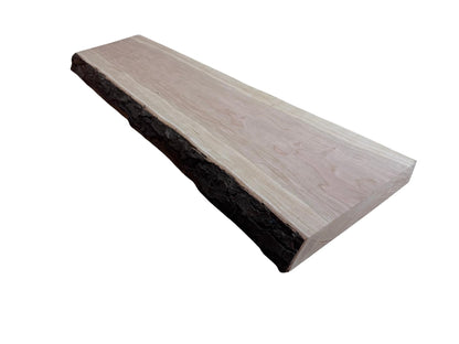 1.75" Live Edge Cherry Board (Single Edge) | 1LE Kiln-Dried Cherry | 12–54" Lengths | Rustic Shelves & Ledges