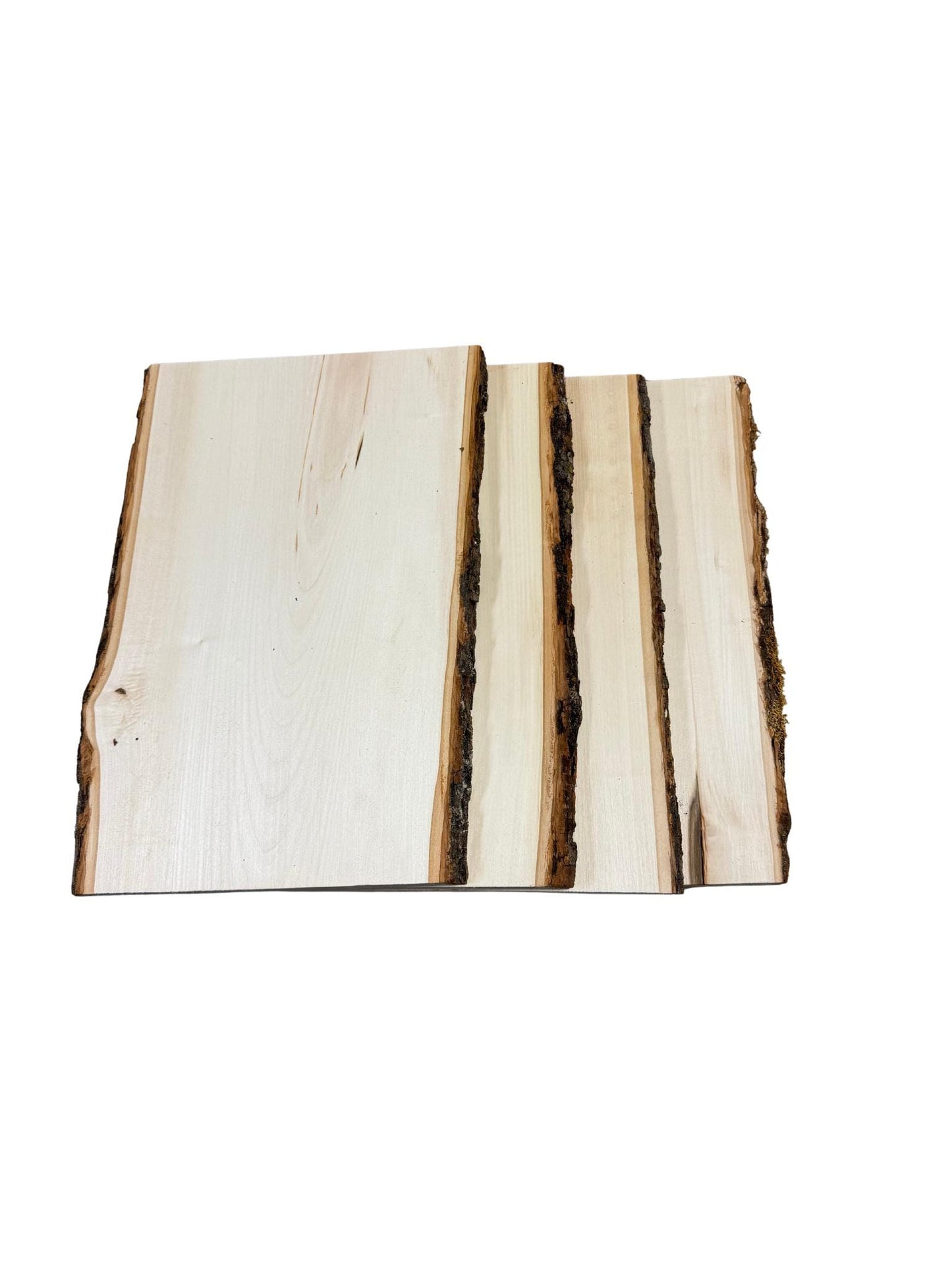 Live Edge Basswood Blanks | Kiln Dried Sanded Smooth Sanded Blanks for Pyrography, Carving, Painting & DIY Projects | Craft Wood