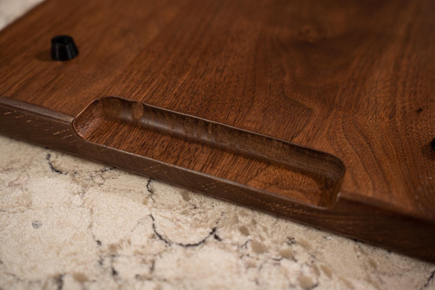 Handcrafted Live Edge Walnut Charcuterie Board with Handles