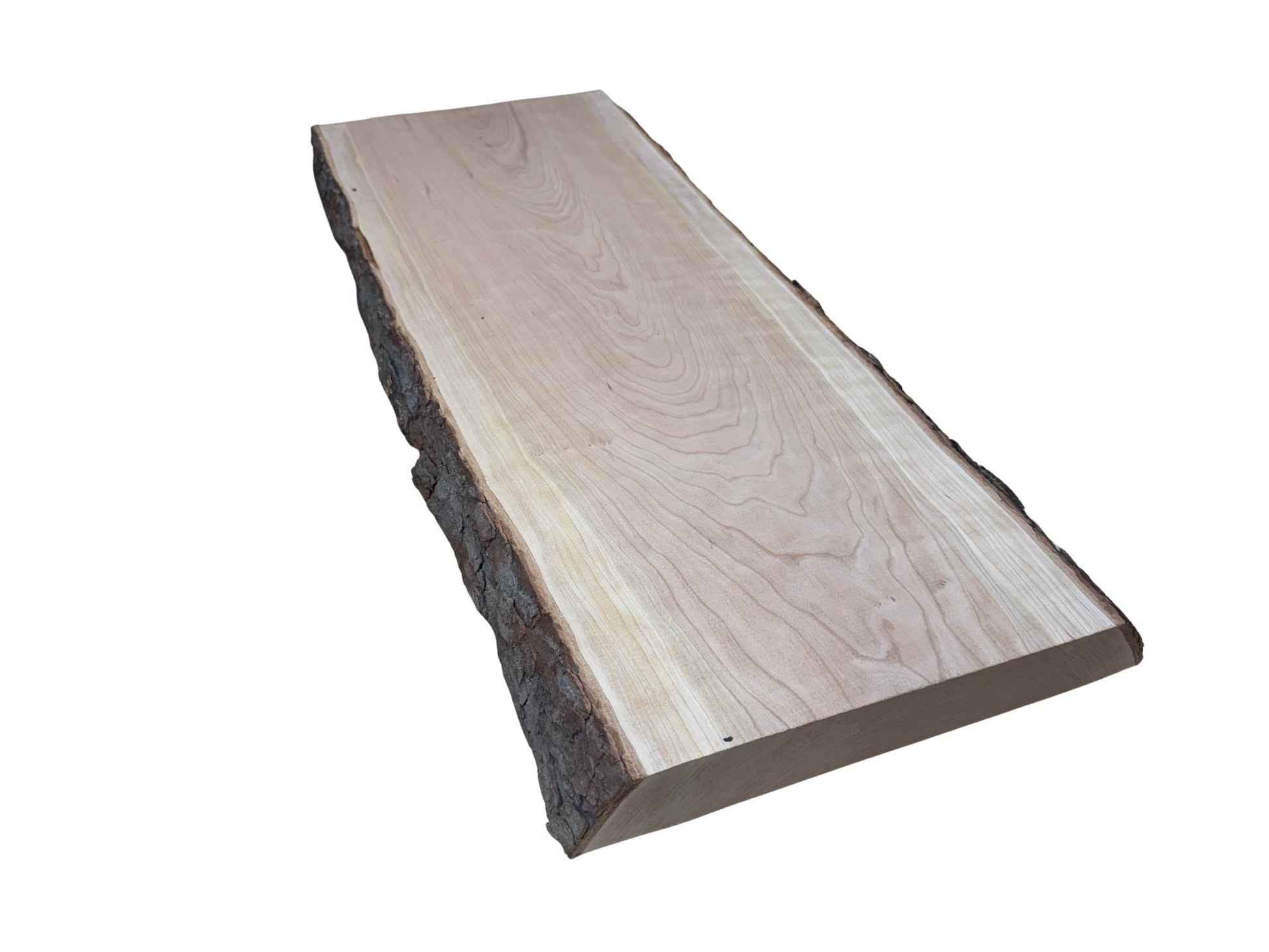 1.75" Live Edge Cherry Slab (Double Edge) | 2LE Kiln-Dried Cherry | 12–54" Lengths · 8–14" Wide | Shelves, Tables, Mantels
