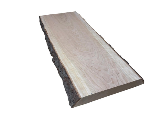 1.75" Live Edge Cherry Slab (Double Edge) | 2LE Kiln-Dried Cherry | 12–54" Lengths · 8–14" Wide | Shelves, Tables, Mantels