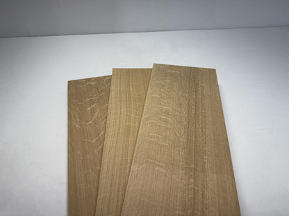 Quarter Sawn White Oak Boards | Dimensional Lumber 3–7" x 12–42" | S2S R2E | Planed to 15/16" | Kiln-Dried, Straight Grain