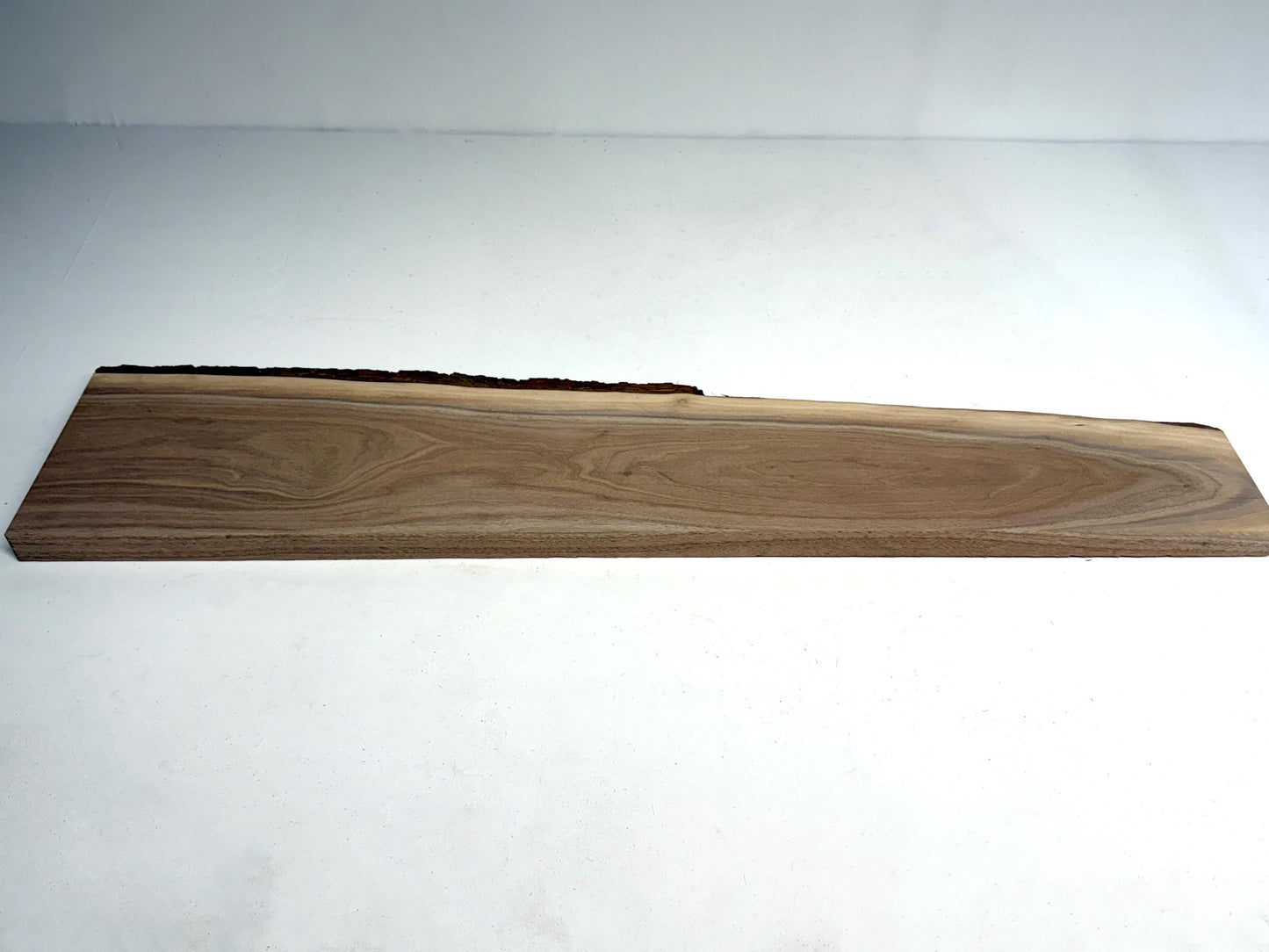 1" Black Walnut Slab: Thick, Single Live Edge, Kiln Dried