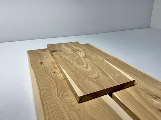 1" Rustic Hickory Lumber: Kiln Dried, Rustic Grade Craft & DIY Boards