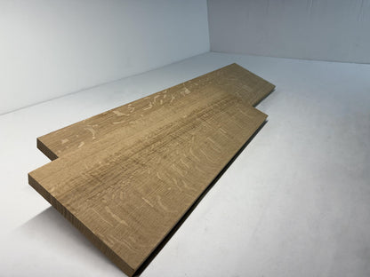 Quarter Sawn White Oak Boards | Dimensional Lumber 3–7" x 12–42" | S2S R2E | Planed to 15/16" | Kiln-Dried, Straight Grain