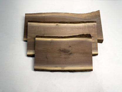 1.75" Live Edge Black Walnut Slab: Kiln dried Shelves, Tables, Mantels, Countertops, DIY Projects