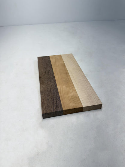 Wood Cutting Board Strips, Walnut Cherry Maple Blanks, 3/4 x 2 Inch S4S Hardwood