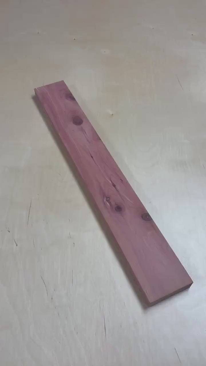1" Aromatic Cedar Lumber - Kiln Dried, Rustic Grade, Craft DIY Lumber